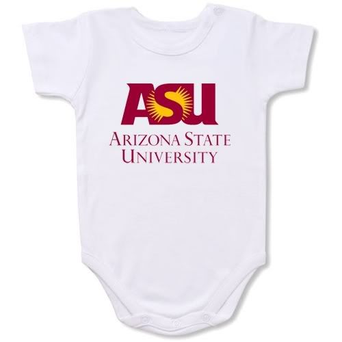 Arizona State Sun Devils Baby Bodysuit Creeper #02